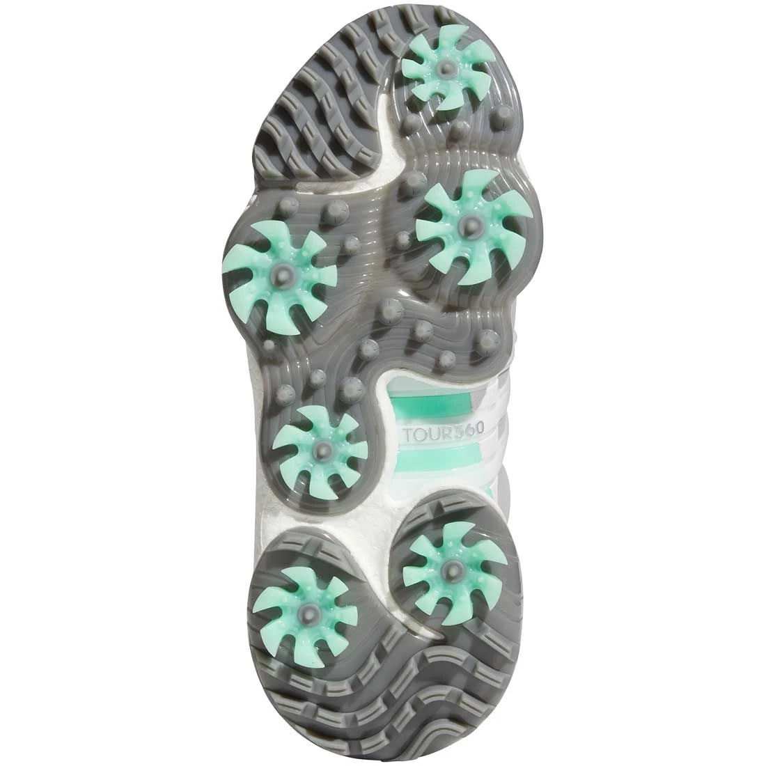 Adidas Women's Tour360 Infinity Golf Shoes Grey Two/White/Pulse Mint 4 Adidas Women's Tour360 Infinity Golf Shoes Grey Two/White/Pulse Mint - Image 2