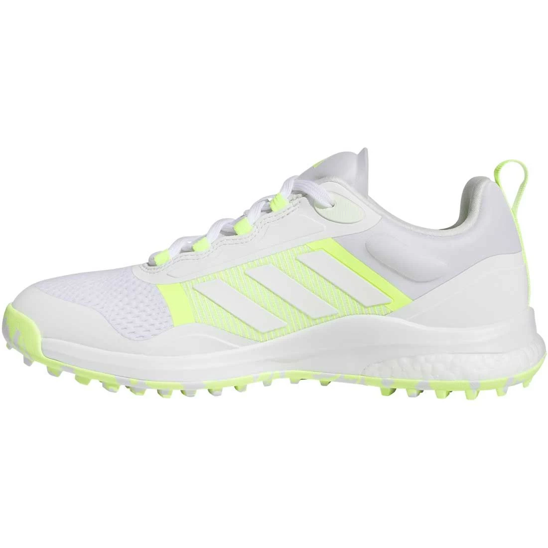 Adidas Women's Zoysia Golf Shoes White/Lucid Lemon 5 Adidas Women's Zoysia Golf Shoes White/Lucid Lemon - Image 3