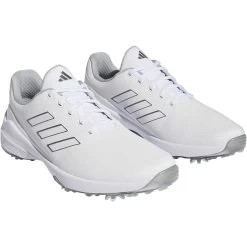 Adidas ZG23 Golf Shoes White/Silver 13 Adidas ZG23 Golf Shoes White/Silver -Pro Golf Shop adidas zg23 golf shoes white silver gw1177 front itempicture