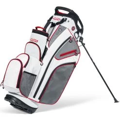 BagBoy Chiller Hybrid Stand Bag -Pro Golf Shop bagboy 2024 chiller hybrid stand bag white charcoal red itempicture