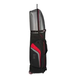 BagBoy T-10 Travel Cover -Pro Golf Shop bagboy t 10 travel cover black red side