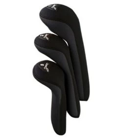 Pro Active Sports Stealth Headcovers 3-Pack -Pro Golf Shop black 7361