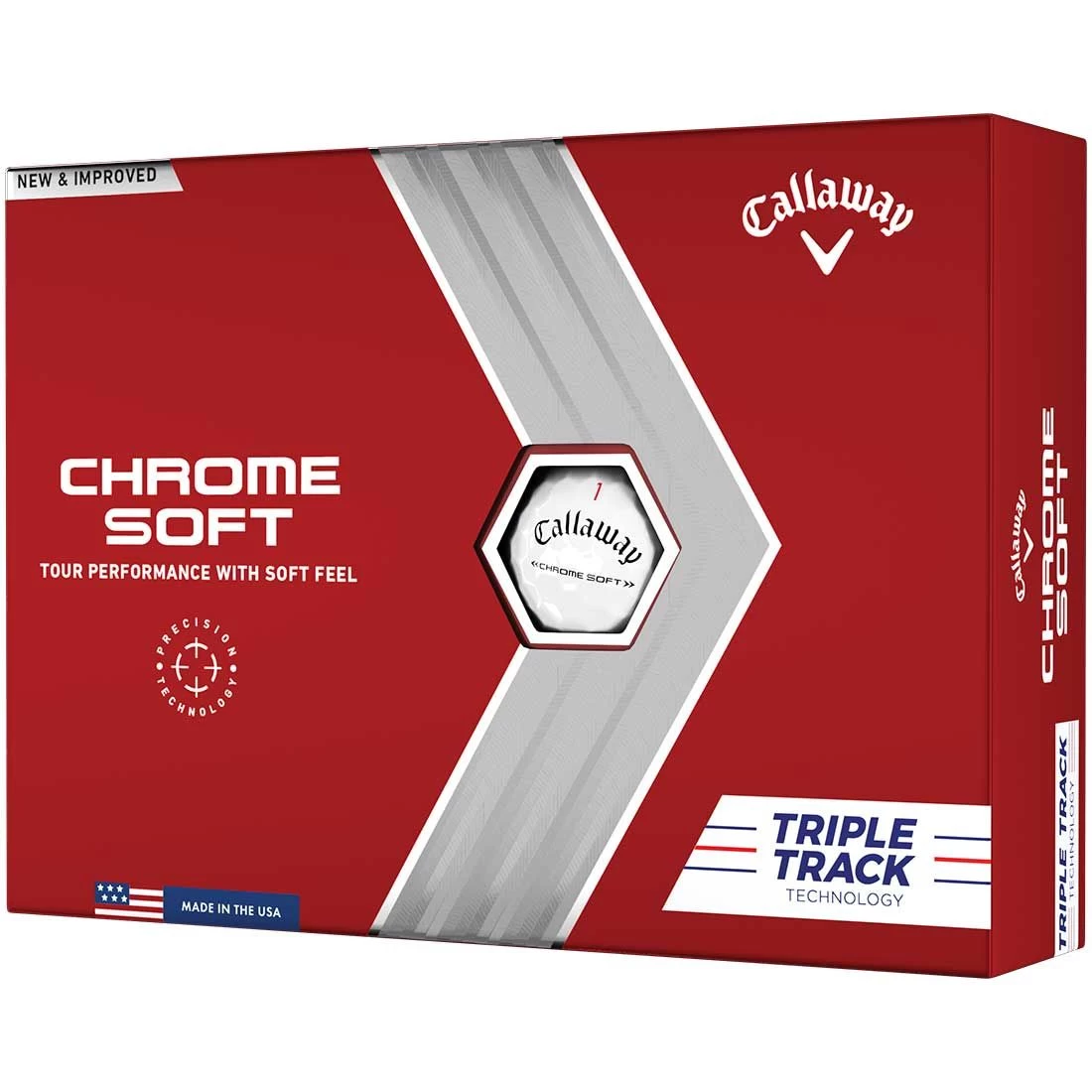 Callaway Chrome Soft Triple Track Golf Balls 3 Callaway Chrome Soft Triple Track Golf Balls