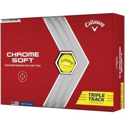 Callaway Chrome Soft Triple Track Yellow Golf Balls