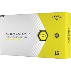 Callaway Superfast Bold Yellow 15-Pack Personalized Golf Balls