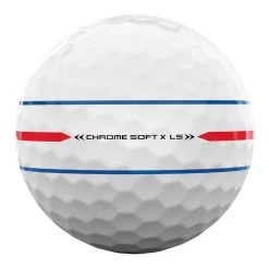 Callaway Chrome Soft X LS 360 Triple Track White Golf Balls 10 Callaway Chrome Soft X LS 360 Triple Track White Golf Balls -Pro Golf Shop callaway chrome soft x ls 360 triple track white golf balls ball stamp itempicture