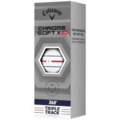 Callaway Chrome Soft X LS 360 Triple Track White Golf Balls 13 Callaway Chrome Soft X LS 360 Triple Track White Golf Balls -Pro Golf Shop callaway chrome soft x ls 360 triple track white golf balls sleeve itempicture
