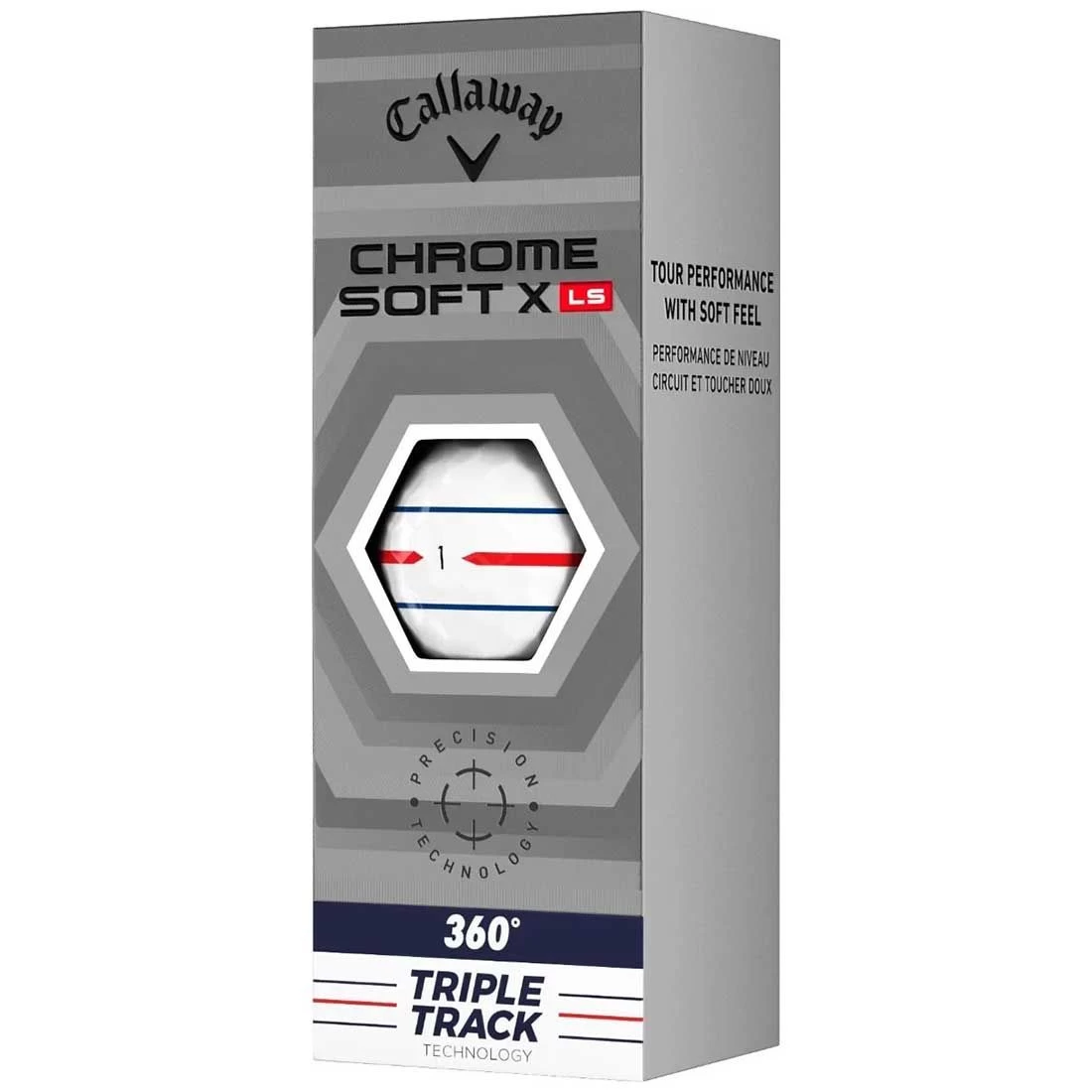 Callaway Chrome Soft X LS 360 Triple Track White Golf Balls 8 Callaway Chrome Soft X LS 360 Triple Track White Golf Balls - Image 6