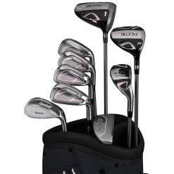 Cleveland Women's Bloom Complete Set 17 Cleveland Women's Bloom Complete Set -Pro Golf Shop cleveland 2023 womens bloom complete set black pink closeup itempicture