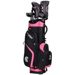 Cleveland Women's Launcher XL Halo Complete Set 19 Cleveland Women's Launcher XL Halo Complete Set -Pro Golf Shop cleveland womens launcher xl halo complete set black pink hero headcovers itempicture 1