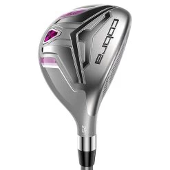 Cobra Women's Fly-XL Complete Set Silver/Plum W/ Cart Bag -Pro Golf Shop cobra womens fly xl set silver plum hybrid