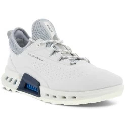 Ecco BIOM C4 Golf Shoes White/Grey -Pro Golf Shop ecco biom c4 golf shoes white silver front itempicture