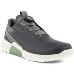 Ecco Biom H4 Boa Golf Shoes Magnet/Frosty Green -Pro Golf Shop ecco biom h4 boa golf shoes magnet frosty green front itmepicture