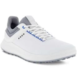 Ecco Golf Core Golf Shoes White/Silver -Pro Golf Shop ecco golf core golf shoes white silver front itempicture