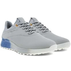 Ecco S-Three Golf Shoes Concrete/Retro Blue -Pro Golf Shop ecco s three golf shoes concrete retro blue pair itempicture