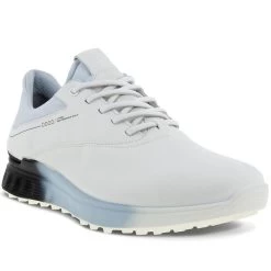 Ecco S-Three Golf Shoes White/Black/Air -Pro Golf Shop ecco s three golf shoes white black air front itempicture