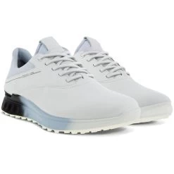 Ecco S-Three Golf Shoes White/Black/Air -Pro Golf Shop ecco s three golf shoes white black air pair itempicture