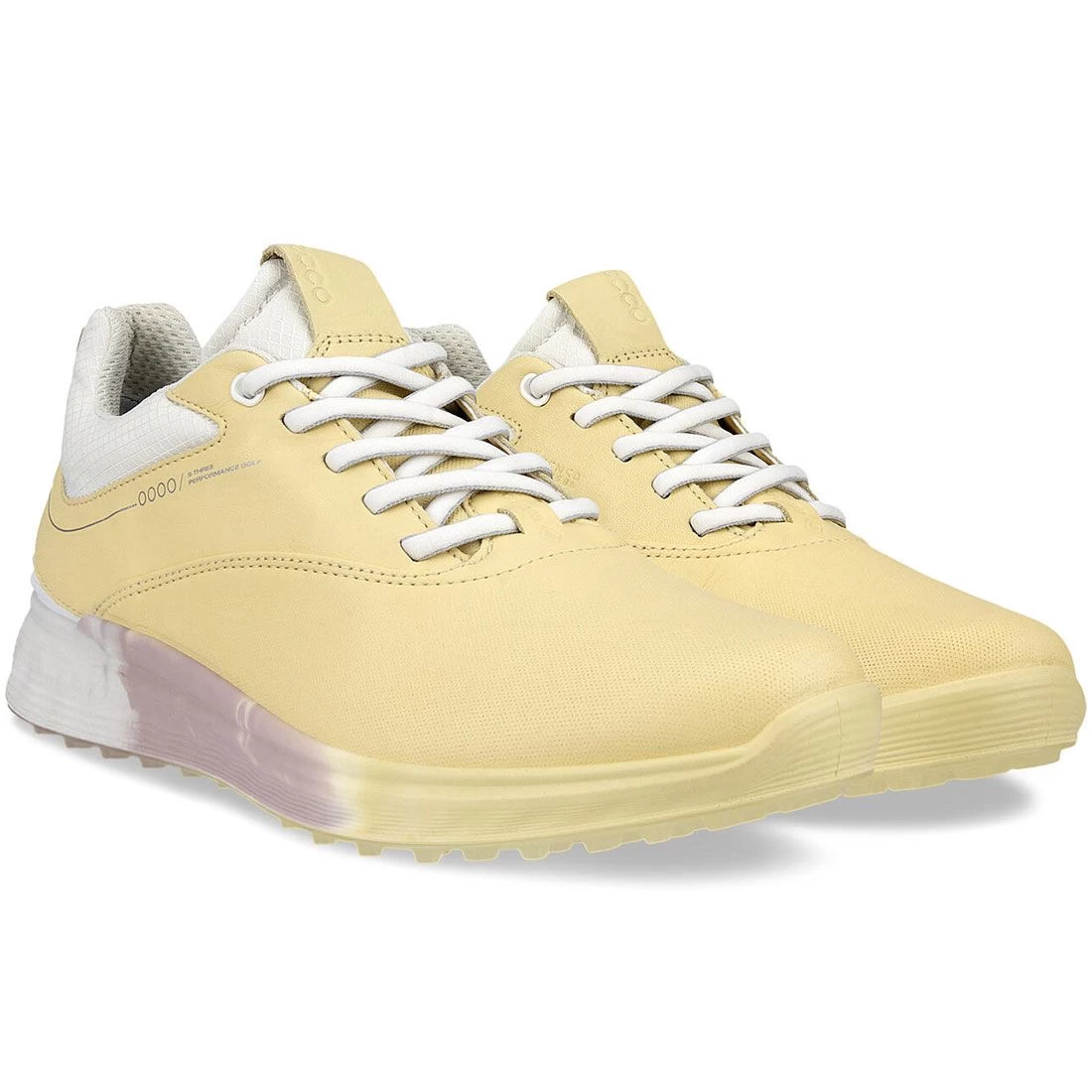 Ecco Women's S-Three Golf Shoes Straw/White 6 Ecco Women's S-Three Golf Shoes Straw/White - Image 4