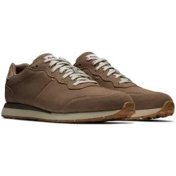 FootJoy Contour Jogger Golf Shoes Brown/Tan -Pro Golf Shop footjoy contour jogger golf shoes brown tan 54277 pair itempicture