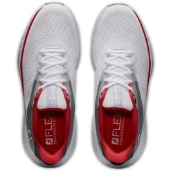 FootJoy Flex XP Golf Shoes White/Red -Pro Golf Shop footjoy fj flex xp golf shoes white red 56277 top itempicture
