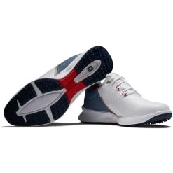 FootJoy FJ Fuel Golf Shoes White/Blue Fog/Red -Pro Golf Shop footjoy fj fuel golf shoes white blue fog red 55441 beauty itempicture