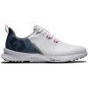 FootJoy FJ Fuel Golf Shoes White/Blue Fog/Red