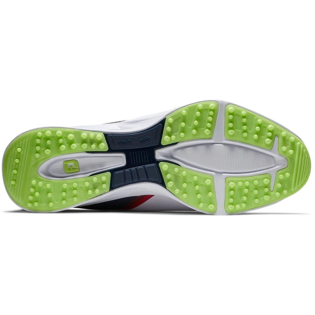 FootJoy FJ Fuel Golf Shoes White/Navy 4 FootJoy FJ Fuel Golf Shoes White/Navy - Image 2