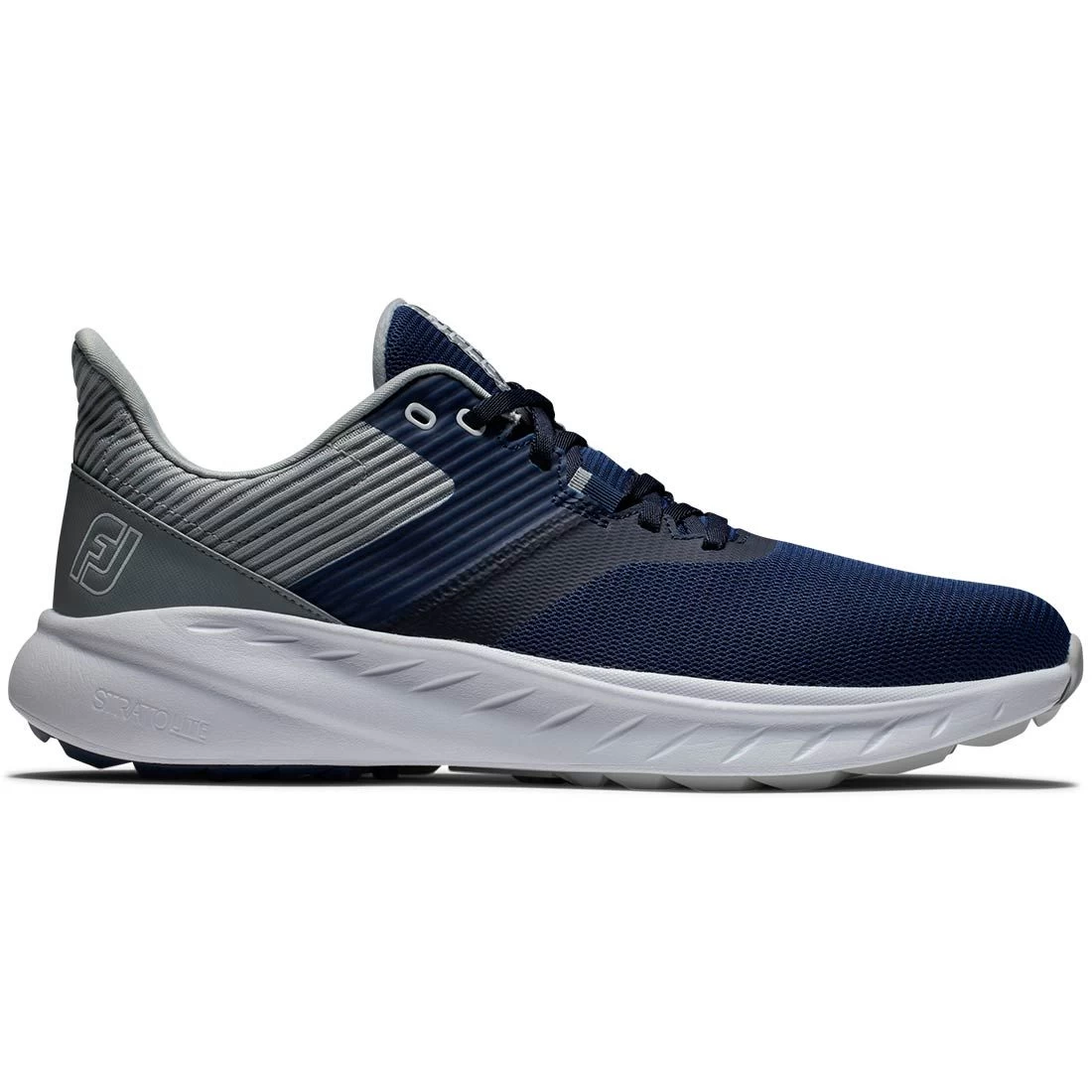 FootJoy Flex Golf Shoes Navy/Grey 3 FootJoy Flex Golf Shoes Navy/Grey