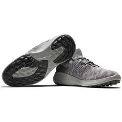 FootJoy Flex XP Golf Shoes Grey Camo Knit -Pro Golf Shop footjoy flex xp golf shoes grey camo toe sole itempicture