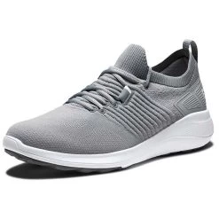 FootJoy Flex XP Golf Shoes Grey Knit -Pro Golf Shop footjoy flex xp golf shoes grey toe itempicture