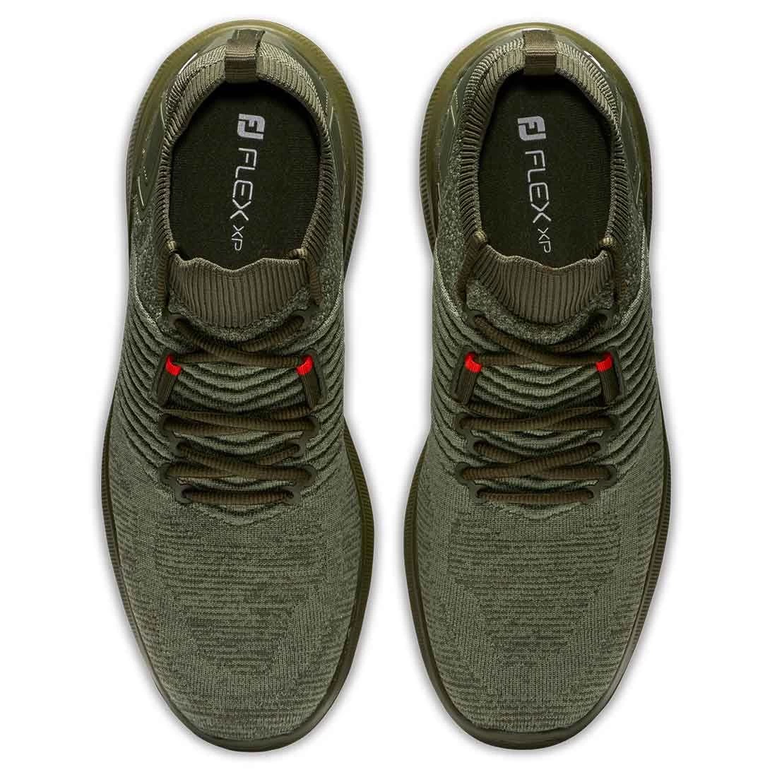 FootJoy Flex XP Golf Shoes Olive Knit 8 FootJoy Flex XP Golf Shoes Olive Knit - Image 6