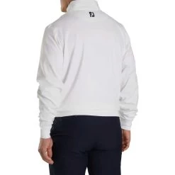FootJoy Half Zip Pullover -Pro Golf Shop footjoy half zip pullvoer white back 2 itempicture