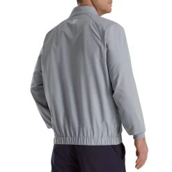 FootJoy Half Zip Windshirt -Pro Golf Shop footjoy half zip windshirt grey back itempicture