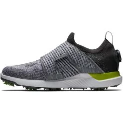FootJoy HyperFlex BOA Golf Shoes Charcoal/Lime -Pro Golf Shop footjoy hyperflex boa golf shoes black lime 51038 side itempicture