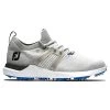 FootJoy HyperFlex Golf Shoes Grey/White/Blue -Pro Golf Shop footjoy hyperflex golf shoes grey white blue profile