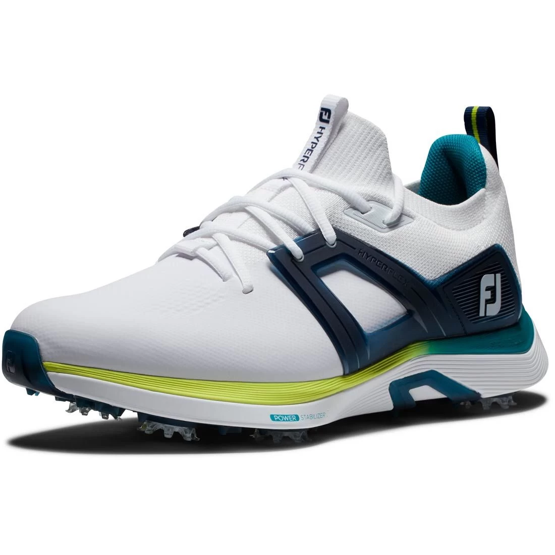 FootJoy HyperFlex Golf Shoes White/Navy/Lime 6 FootJoy HyperFlex Golf Shoes White/Navy/Lime - Image 4