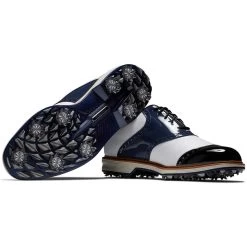 FootJoy Premiere Series Wilcox Golf Shoes Navy/White -Pro Golf Shop footjoy premiere series wilcox golf shoes navy white 54323 pair itempicture