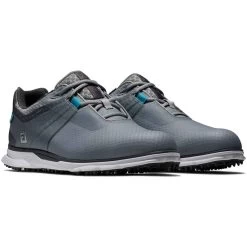 FootJoy Pro SL Sport Golf Shoes Grey/Reef Blue -Pro Golf Shop footjoy pro sl sport golf shoes grey reef blue 53855 pair itempicture