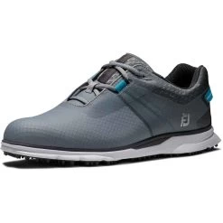 FootJoy Pro SL Sport Golf Shoes Grey/Reef Blue -Pro Golf Shop footjoy pro sl sport golf shoes grey reef blue 53855 toe itempicture