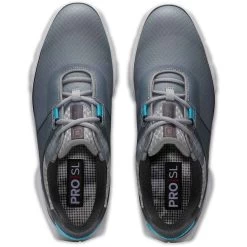 FootJoy Pro SL Sport Golf Shoes Grey/Reef Blue -Pro Golf Shop footjoy pro sl sport golf shoes grey reef blue 53855 top itempicture