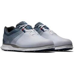 FootJoy Pro SL Sport Golf Shoes White/Blue Fog -Pro Golf Shop footjoy pro sl sport golf shoes white blue fog 53854 pair itempicture
