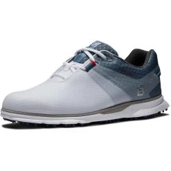 FootJoy Pro SL Sport Golf Shoes White/Blue Fog -Pro Golf Shop footjoy pro sl sport golf shoes white blue fog 53854 toe itempicture