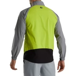 FootJoy Select LS Rain Jacket 7 FootJoy Select LS Rain Jacket -Pro Golf Shop footjoy select ls rain jacket lime grey back itempicture