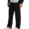 FootJoy Select LS Rain Pants -Pro Golf Shop footjoy select ls rain pants black front itempicture