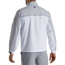 FootJoy Sport Windshirt 18 FootJoy Sport Windshirt -Pro Golf Shop footjoy sport windshirt white grey royal back itempicture