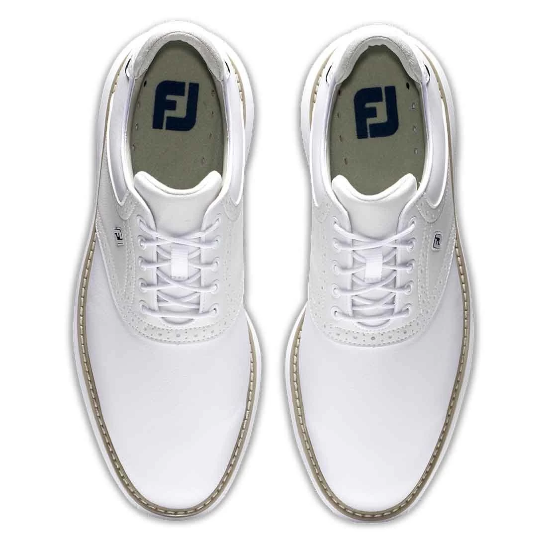 FootJoy Traditions Golf Shoes White 8 FootJoy Traditions Golf Shoes White - Image 6