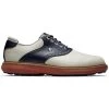 FootJoy Traditions SL Golf Shoes Cream/Navy -Pro Golf Shop footjoy traditions sl golf shoes cream navy 57925 profile itempicture