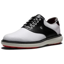 FootJoy Traditions SL Golf Shoes White/Black -Pro Golf Shop footjoy traditions sl golf shoes white black 57924 toe itempicture