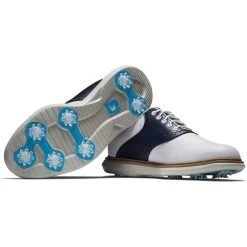 FootJoy Traditions SL Golf Shoes White/Navy -Pro Golf Shop footjoy traditions sl golf shoes white navy 57899 combo itempicture