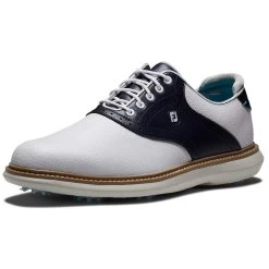 FootJoy Traditions SL Golf Shoes White/Navy -Pro Golf Shop footjoy traditions sl golf shoes white navy 57899 toe itempicture